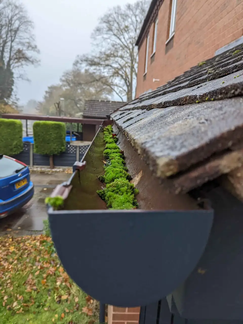 Gutters, Barnet — before cleaning