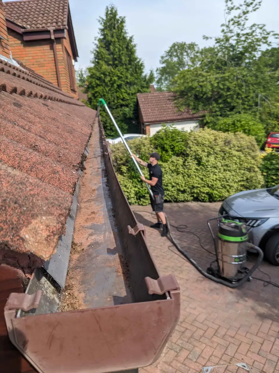 Gutter and fascia clean on the same visit, Enfield