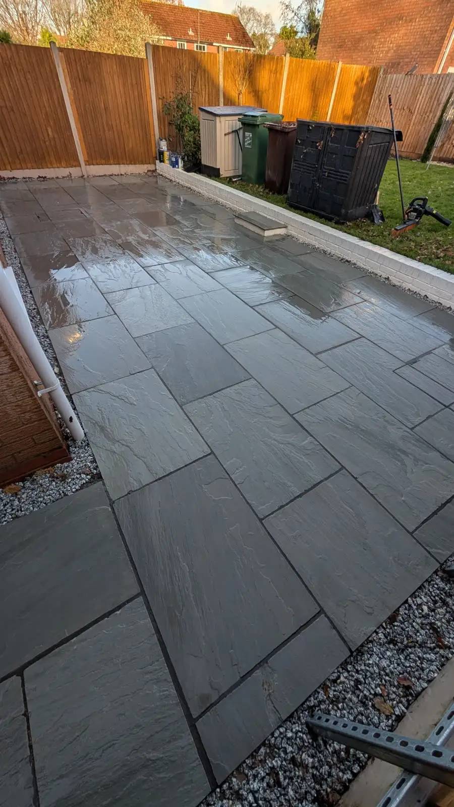 Patio Cleaning — a recent job
