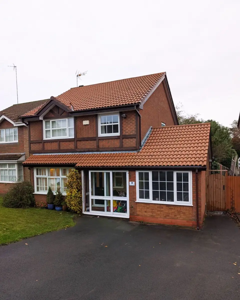 Tiled roof, Wimbledon — after cleaning